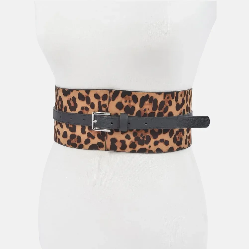 Wild Elegance Leopard Waist Belt